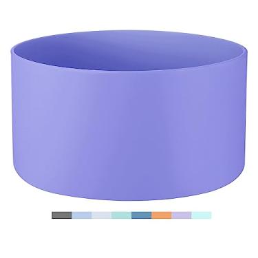 Imagem de CHEETAH Bota protetora para garrafa de água Hydroflask 350 ml - 1134 g, capa de silicone inferior livre de BPA, compatível com todas as garrafas de água com largura inferior de 7,3 a 9 cm