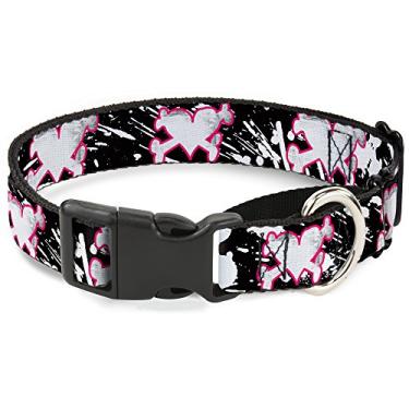 Imagem de Buckle-Down Coleira para cachorro MGC-W30851-WM Martingale, 3,8 cm de largura - cabe 40,6 a 58,4 cm de gola média