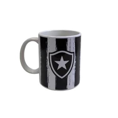 Imagem de Caneca Botafogo De Porcelana Listrado - 300ml