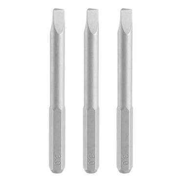 Imagem de HARFINGTON 3 peças de chave de fenda triangular de 3,0 mm, haste sextavada de 5/81.3 cm, 45 mm/1,77" de comprimento, pontas sextavadas de aço S2 para ferramentas elétricas de chave de fenda elétrica