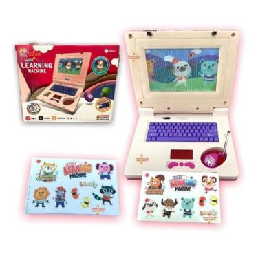 Imagem de Leptop Notebook Infantil Toca Musica E Luz Brinquedo Educativo Portati