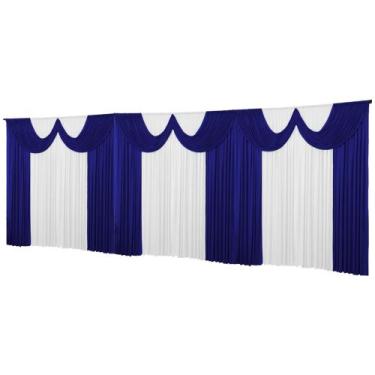 Imagem de Cortina Paris Malha Gel Enfeite Igreja Festas  9 metros - Dennis Confe