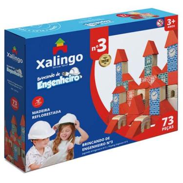 Imagem de Brincando de engenheiro com 73 peças - xalingo - 52776, U