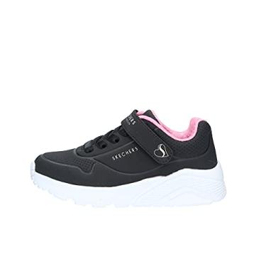 Imagem de Skechers Tênis infantil unissex Street Uno Lite, Preto/ouro rosa, 11.5 Little Kid