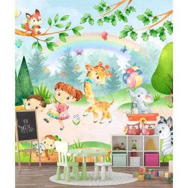 Imagem de Papel de Parede Infantil Safari AL 18 - AloPapers, 1,50m de largura, 2