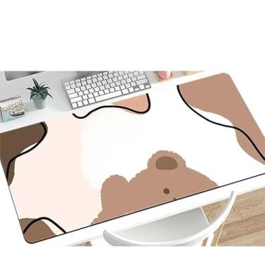 Imagem de Mouse pad ergonômico premium com base antiderrapante e bordas costuradas (MY001, médio)
