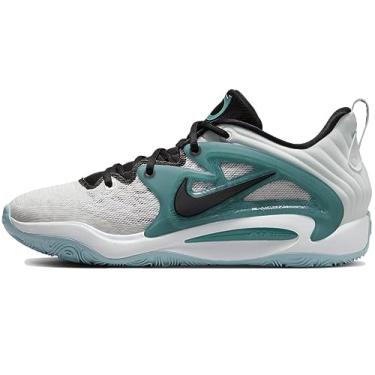 Imagem de Nike Tênis de basquete masculino KD 15 (branco/preto-Volt-Photon Dust, US Footwear System, adulto, masculino, numérico, médio, 43)