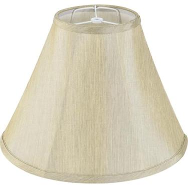 Imagem de GO&SO Abajures De Sino De Ouro Champanhe - 6" Superior X 13" Inferior X 10,6" De Altura (Aranha) Abajur De Substituição Médio - Abajur Tradicional Para Abajur De Mesa, Abajur De Chão E Abajur De Cab