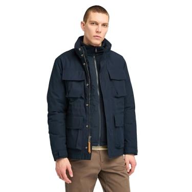 Imagem de Timberland Jaqueta masculina resistente à água 3 em 1, Safira escura, P