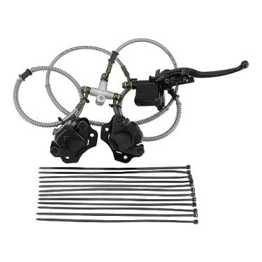 Imagem de GOOFIT Substituição do conjunto de pinça hidráulica do cilindro mestre de freio a disco dianteiro para quadriciclo chinês 110cc 125cc 150cc 200cc 250cc ATV quatro rodas Buggy Quad Bike