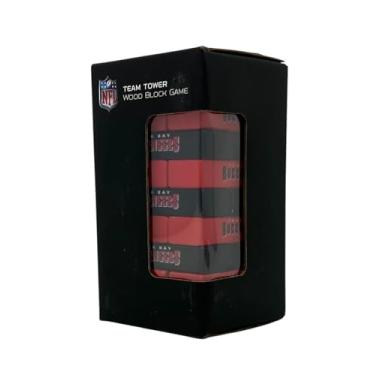 Imagem de Rico Industries NFL Mini Travel Team Tower Mini Team Travel Team Tower - Wood Stackem Game 4.75 x 2.5 (Tampa Bay Buccaneers)