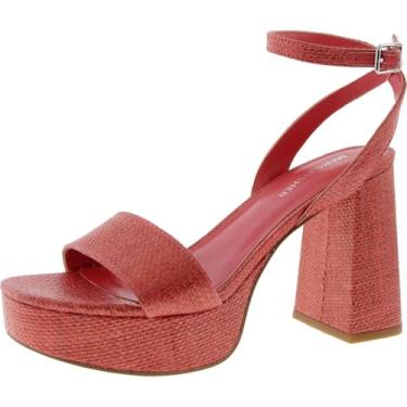 Imagem de Marc Fisher Sandália feminina Sadel Wedge, Vermelho 610, 35