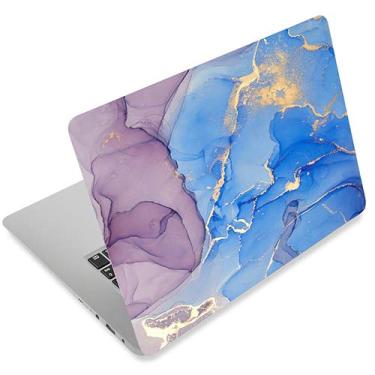 Imagem de Adesivo de vinil para laptop de 15,6 polegadas compatível com laptop para jogos Dell Inspiron 3000/Acer Nitro 5/Razer Blade 15 Base/HP Premium 15.6 Laptop Skin Stckers (mármore azul roxo)
