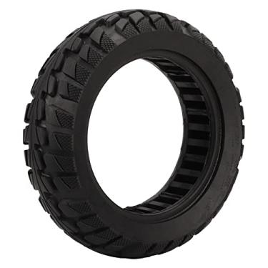 Imagem de Off Pneu Sólido de Estrada, 10 Polegadas de Borracha Elástica de Borracha Anti -deslizamento à Prova de Explosão Substituição de Pneu para Pneu Externo de Scooter Elétrica