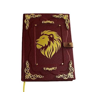 Imagem de Caderno Feito à Mão Grimório Crônicas de Nárnia - O Leão Aslan A5 200 Folhas