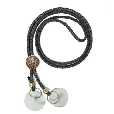 Imagem de Porta Chapéu Suporte Em Couro 2 Ventosas Atrevidu's Country, Preto Pin