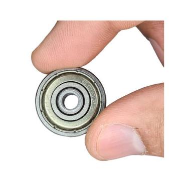 Imagem de Kit 10 Roldana Rodízio 7/8 Porta Janela Furo 3/16 Marcenaria - Tudo Fa