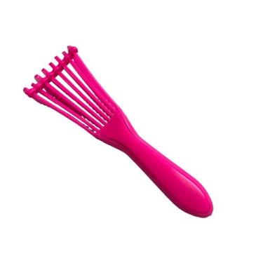 Imagem de Pente de Cabelo Escova Polvo Multifuncional Cachos Fácil Desembaraçado