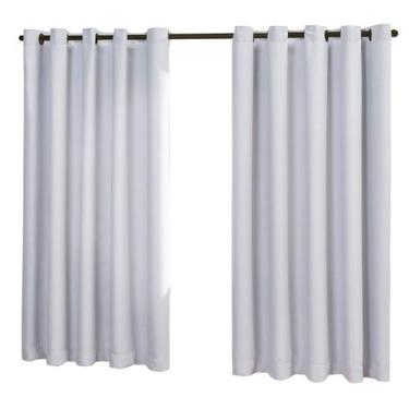 Imagem de Cortina Blackout Tecido Grosso 2,60 Larg x 1,50 Alt P/Sala Quarto Jane