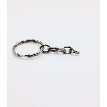 Imagem de Argola para Chaveiro 22mm Batida C/ Corrente Grossa (100pçs) Cod1142 -