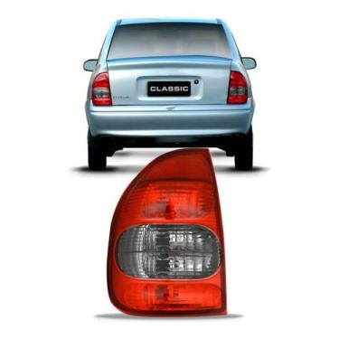Imagem de Lanterna Traseira Corsa Sedan Classic 2000 A 2009 Fume, Esquerdo