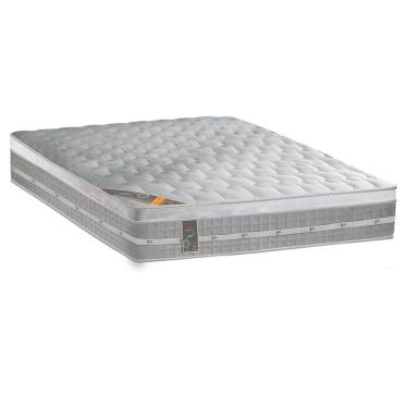 Imagem de Colchão Casal Espuma Viscoelástico Visco Gel Molas Ensacadas Pocket Premium Euro Pillow (138x188x32) - Castor