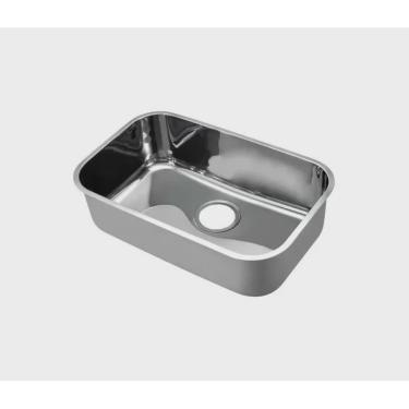 Imagem de Cuba Docol Embutir Invicta Alto Brilho sem Vsa 3,5'' 56x34x15cm Inox