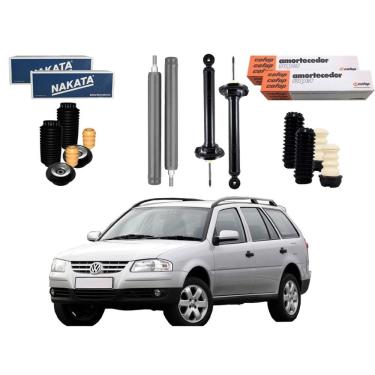 Imagem de Kit amortecedor dianteiro traseiro nakata volkswagen parati G4 1.6 1.8 2006 A 2010