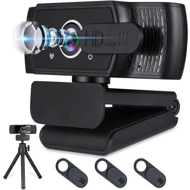 Imagem de Webcam de mesa, microfone USB + 1080P hd, videochamada, gravação