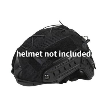 Imagem de Capacete Airsoft e Paintball com Rede de Ciclismo - Acessório de Prote