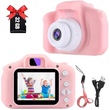 Imagem de Câmera para crianças, câmera fotográfica digital infantil