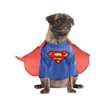 Imagem de Camiseta e capa do Super-Homem DC Comics Fantasia de Animal de Estimação, Conforme mostrado., 3XG