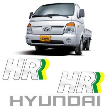 Imagem de Kit Adesivos Caminhão Hyundai Hr Capô + Lateral Resinado - SPORTINOX