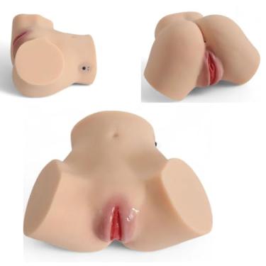 Imagem de Masturbador Bella Formato De Bunda Com Orifícios Penetráveis E Vibração Bumbum Realista Penetrável