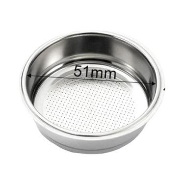 Imagem de Cesta de Filtro de Café Expresso 51mm/58mm - Substituição para Porta-F