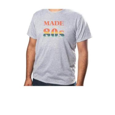 Imagem de Blusa Camisa Básica Personalizada Música Anos 80 Estampa Made In The 8