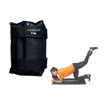 Imagem de 1 Uni Peso Caneleira Profissional 09Kg Para Treino De Academia E Musculação