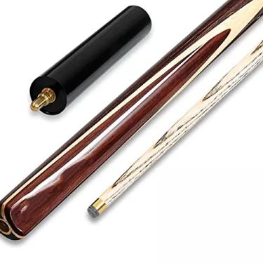 Imagem de KISOARTWQ Bastões de taco de bilhar taco de bilhar bastões de bilhar taco de sinuca taco de bilhar taco de mesa de cabeça pequena estilo chinês oito tacos taco de sinuca (cor: 1, tamanho: 9,5 mm)