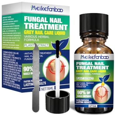 Imagem de FHFTHYH Reparo De Unhas Multiuso, Solução Para Unhas Com Óleo De Melaleuca Para Unhas Descoloridas E Danificadas, Gotas De Plantas Para Cuidados Com As Unhas, Unhas Descoloridas E Danificadas (1 Uni