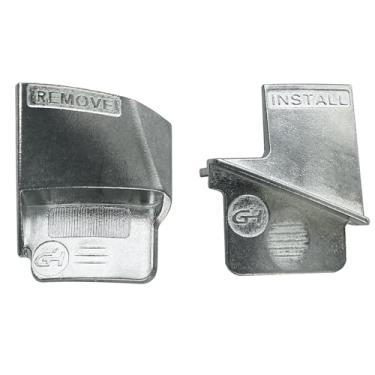 Imagem de Vzesavc Conjunto de ferramentas de instalação de removedor de correia elástica de metal com 2 peças para carrinho de carro caminhão e outro veículo