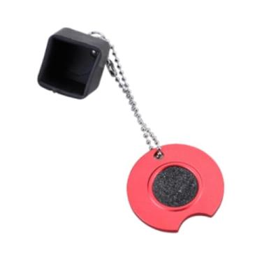 Imagem de simhoa Sinuca portador de giz com sugestão de bilhar ferramentas de cuidados portáteis Cue Shaping Tool Champe