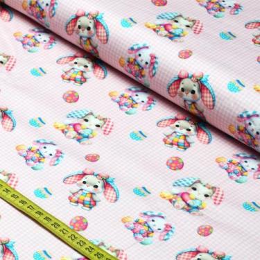 Imagem de Tecido Estampado Para Patchwork - Páscoa : Páscoa 63 (0,50x1,50) - Fab