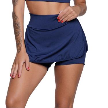 Imagem de Short Saia Feminino Vekyo – Cintura Alta, Curto e Tapa Bumbum para Academia e Treino-Feminino