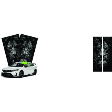 Imagem de Adesivo Personalizado Para Coluna Porta Carro Decorativo 254 - Resitan