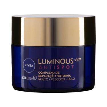 Imagem de Creme Hidratante Facial Nivea Complexo de Reparação Noturna Luminous 6