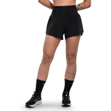 Imagem de Shorts de Corrida Mizuno Performance 360 Feminino, Preto, GG