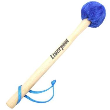 Imagem de Maçaneta Liverpool Cabo Madeira 300mm Pelúcia Azul MC48A