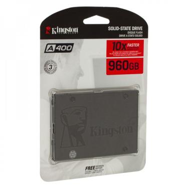 Imagem de Drive Ssd A400 960gb Kingston Sata3 - Sa400s37/960g Preto
