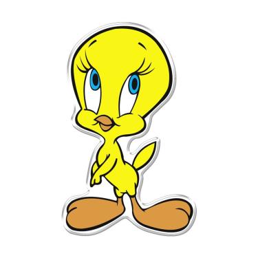 Imagem de Adesivo Decorativo Em Relevo Fácil Aplicação Piu Piu Cor Branco