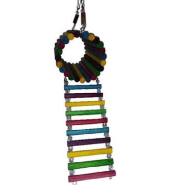 Imagem de Brinquedo Aves Roedores Playground Toca Casinha Ponte Escada